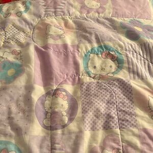Hello Kitty Lavender and Cream comforter